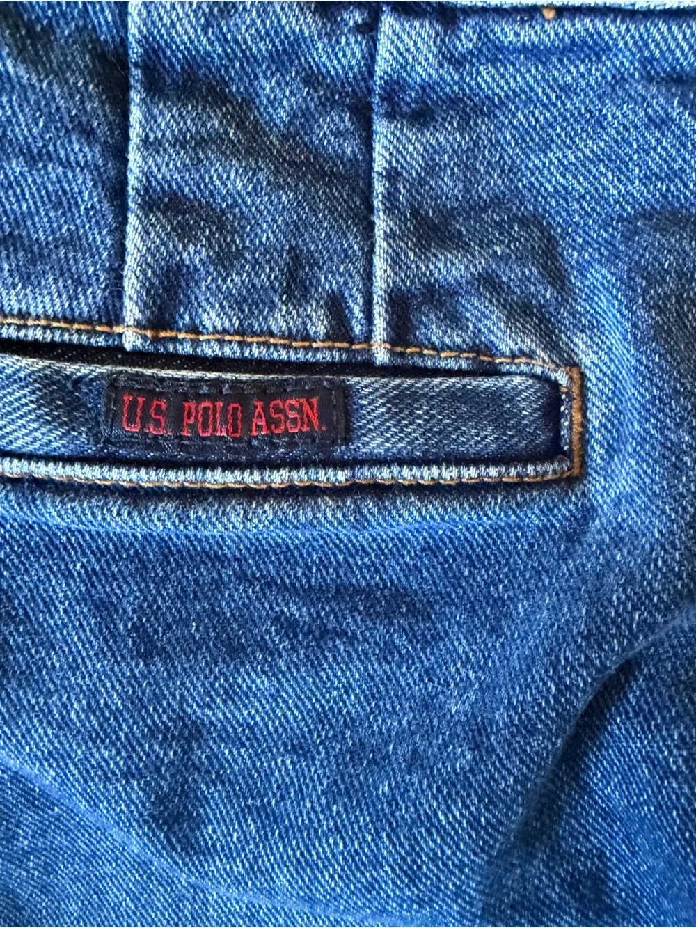 U.S. Polo Assn. Denim Maxi Skirt with Front Slit